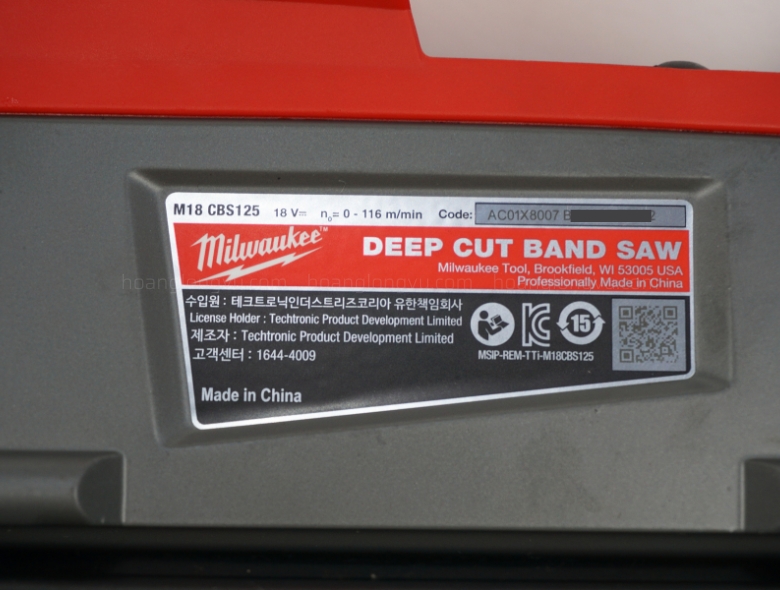 Máy cưa vòng Milwaukee M18 CBS125 (2)