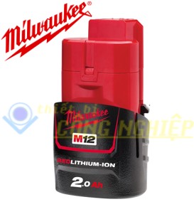 Pin Milwaukee 12V 2.0Ah Milwaukee M12B2