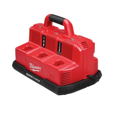 Sạc pin 12V – 18V nhanh 6 cổng Milwaukee M12-18C3