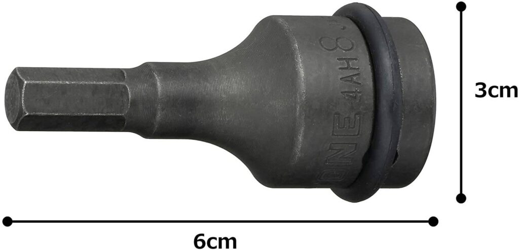 Đầu khẩu lục giác TONE 4AH-08