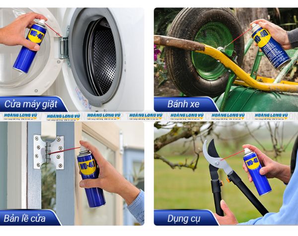 Ứng dụng của dầu bôi trơn wd-40