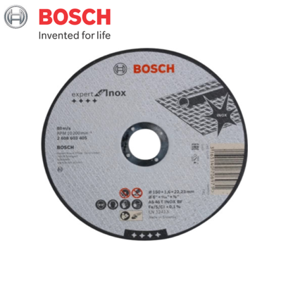 Đá cắt Inox 125x2x22.2mm Bosch 2608600094