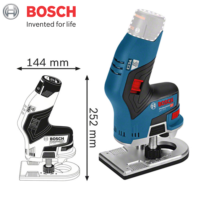 Máy phay dùng pin Bosch GKF 12V-8 (SOLO)