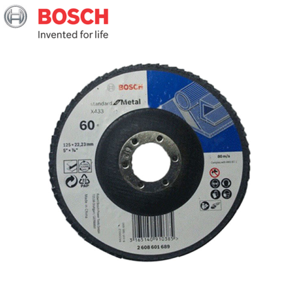 Đĩa nhám xếp Alox Bosch 2608601688 P40 Ø125mm