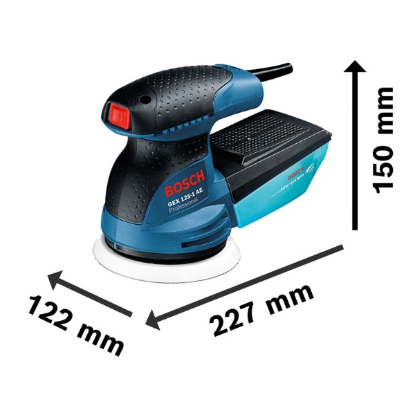 Máy chà nhám rung tròn Bosch GEX 125-1 AE