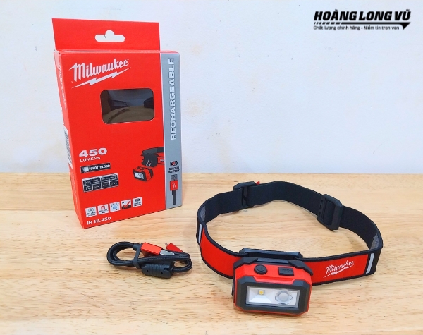 Đèn LED đeo đầu Milwaukee IR HL450