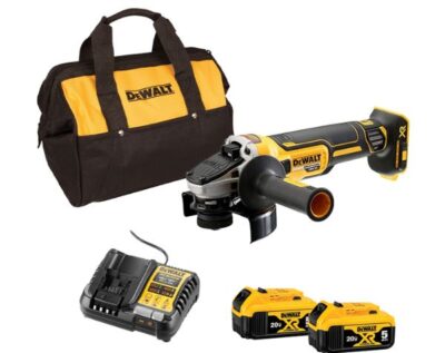 Máy mài góc 125mm pin 18V DeWalt DCG405P2 (2 pin 5Ah và sạc)