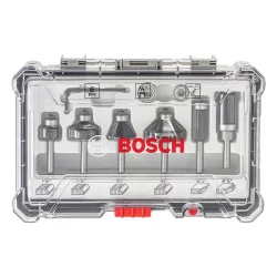 Bộ mũi phay cạnh 6 món BOSCH 2607017470