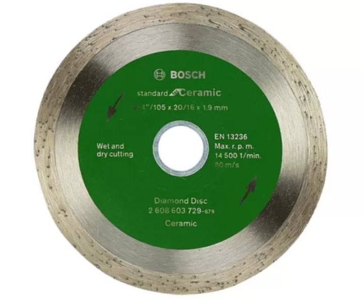 Đĩa cắt kim cương 105×20/16mm gạch Bosch 2608603729
