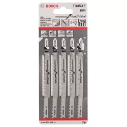 Lưỡi cưa lọng T345 XF (bộ 5 lưỡi) Bosch 2608634994