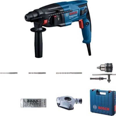 Máy khoan búa Bosch GBH 220 kèm phụ kiện – 06112A60K1