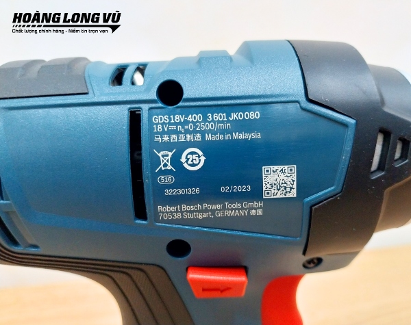 Máy siết bu lông Bosch GDS 18V-400