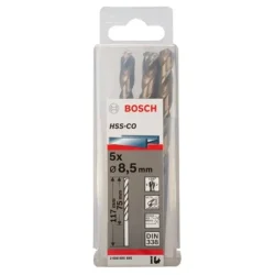 Mũi khoan inox BOSCH HSS-Co 8.5mm (5 mũi) 2608585895