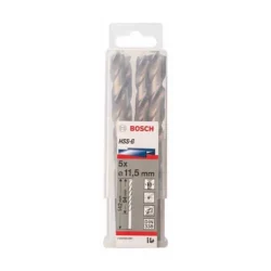 Mũi khoan sắt BOSCH HSS-G 11.5mm (5 mũi) 2608595080