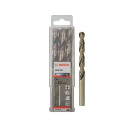 Mũi khoan sắt BOSCH HSS-G 12mm (5 mũi) 2608595081