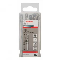 Mũi khoan sắt HSS-G 5.2mm (10 mũi) Bosch – 2608595063