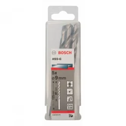 Mũi khoan sắt HSS-G 9mm (5 mũi) Bosch – 2608595075