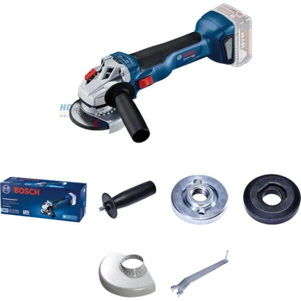 Bộ sản phẩm máy mài góc dùng pin bosch gws 18V-10