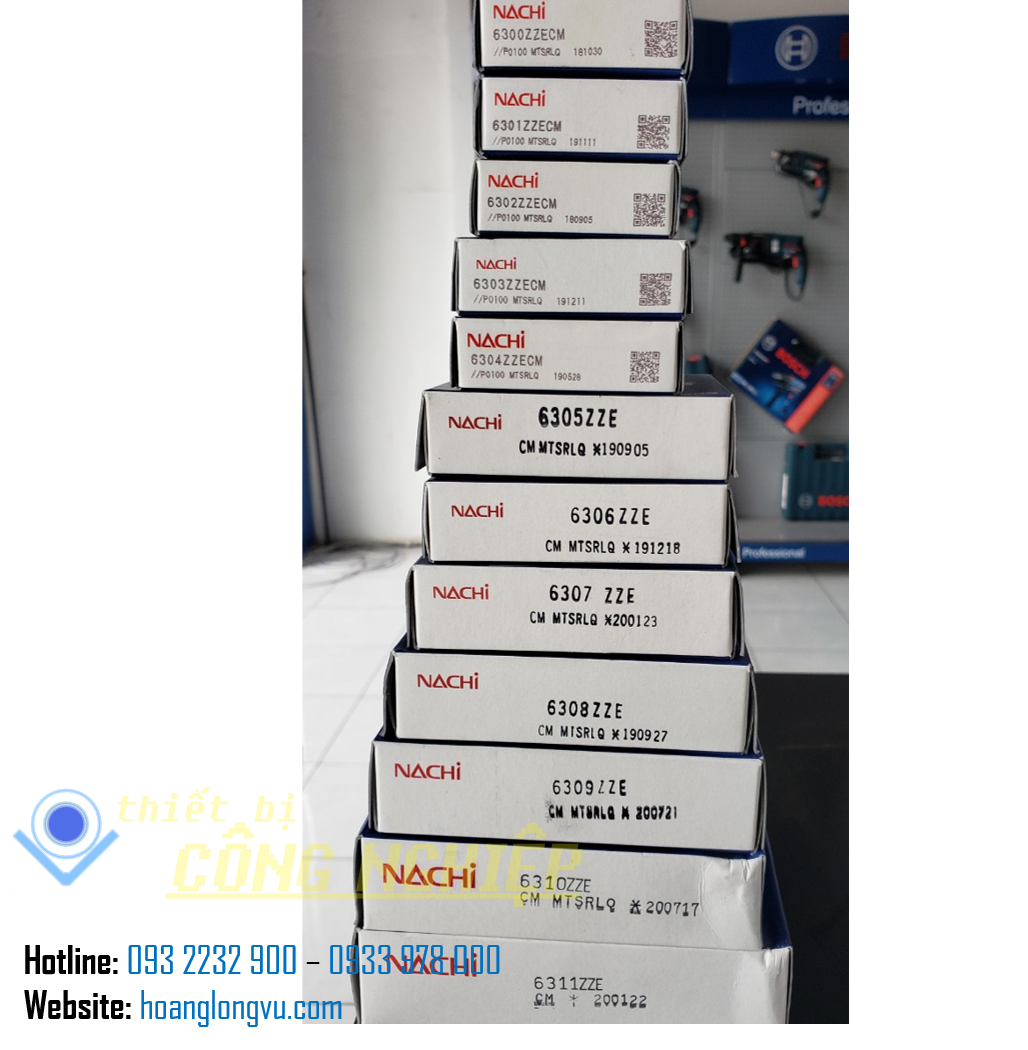 Vòng bi 6302 ZZECM NACHI - Ảnh 3