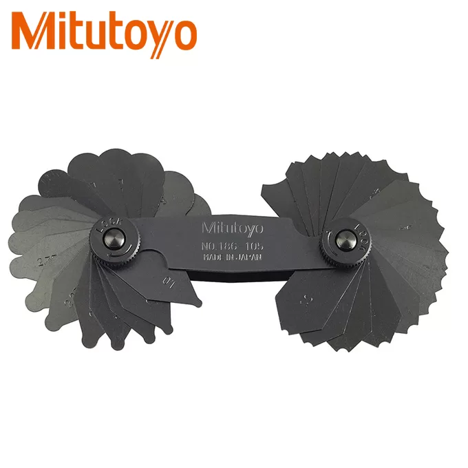 Thước đo bán kính 34 lá Mitutoyo 186-105 (1-7mm)