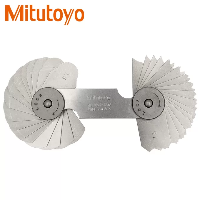 Thước đo bán kính 32 lá Mitutoyo 186-106 (7.5-15mm)