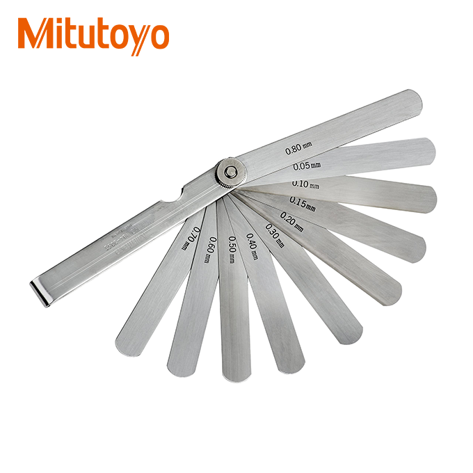 Bộ dưỡng đo bề dày 10 lá thép Mitutoyo 184-306S (0.05-0.8mm) - Ảnh 3