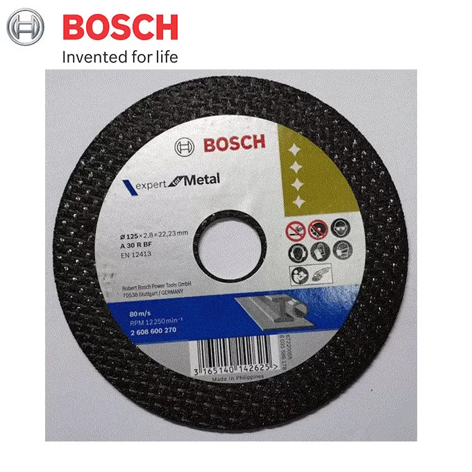 Đá cắt sắt 125×2.8×22.2mm Bosch 2608600270 – Expert for Metal