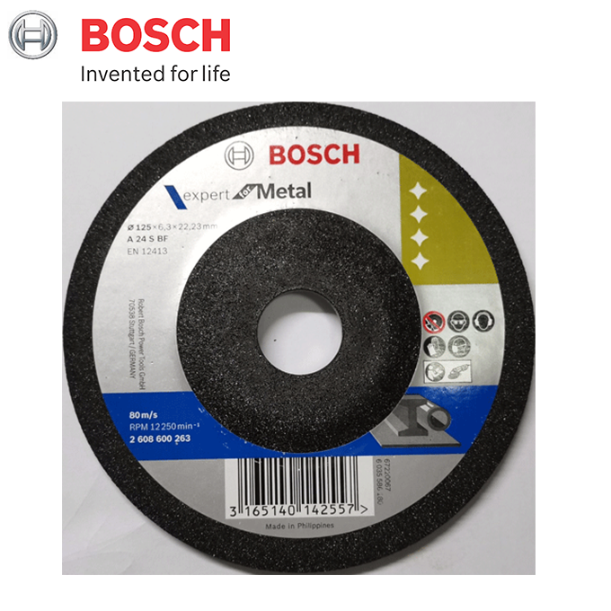 Đá mài sắt 125x6.3x22.2mm Bosch 2608600263 – Expert for Metal