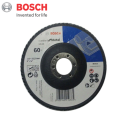 Đĩa nhám xếp Alox Bosch 2608601693 P60 Ø180mm
