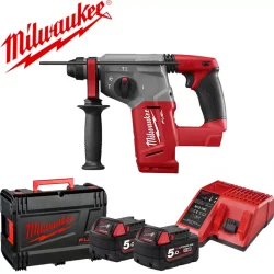 Máy khoan búa pin Milwaukee M18 CHX-502C (SET 2PIN 5.0Ah, sạc)