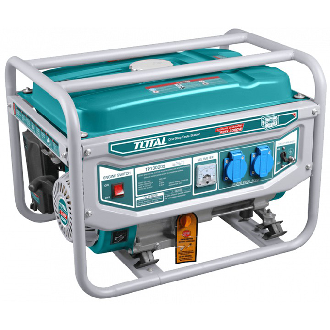 Máy Phát Điện Dùng Xăng Dây Nhôm Total TP130005-1 - Ảnh 2