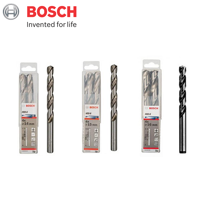Mũi khoan sắt HSS-G (hộp 4 mũi) Bosch