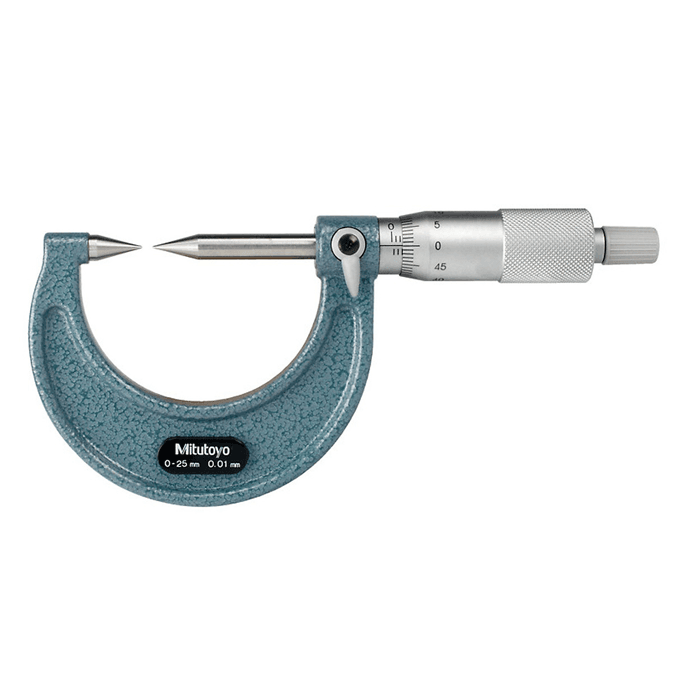Panme đầu nhọn cơ khí Mitutoyo 112-153 (0-25mm/0.01mm)