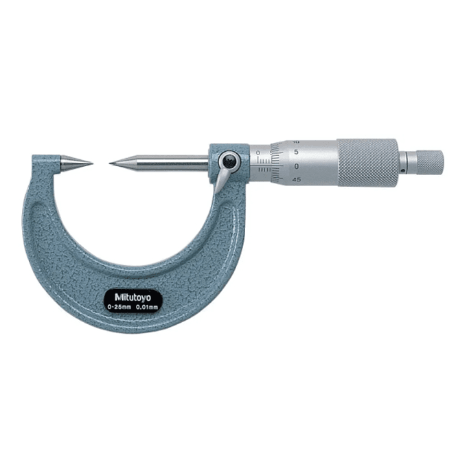 Panme đầu nhọn cơ khí Mitutoyo 112-201 (0-25mm/0.01mm)