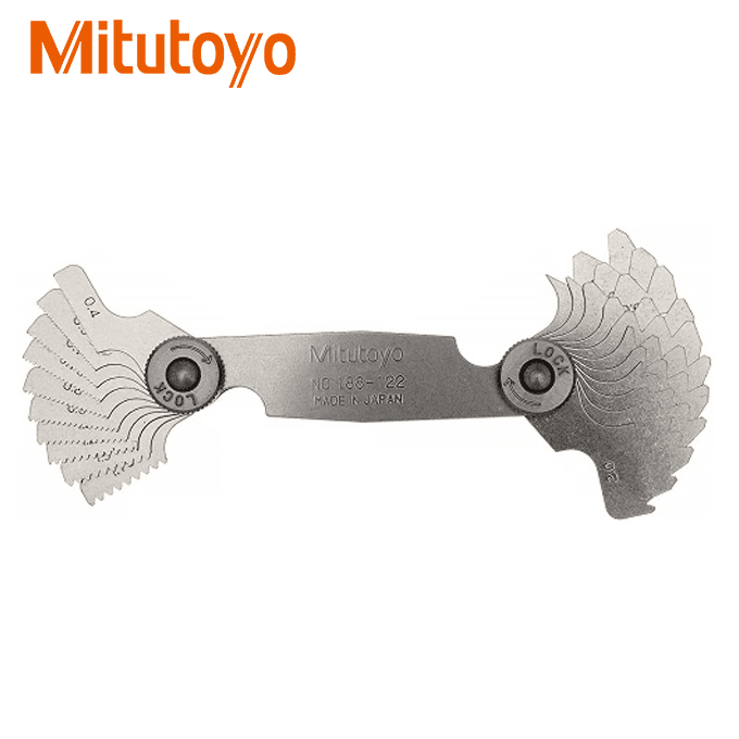 Thước đo bước răng 21 lá Mitutoyo 188-122 độ chính xác cao