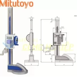 Thước đo cao điện tử Mitutoyo 570-313 (0-450mm/0.01mm)