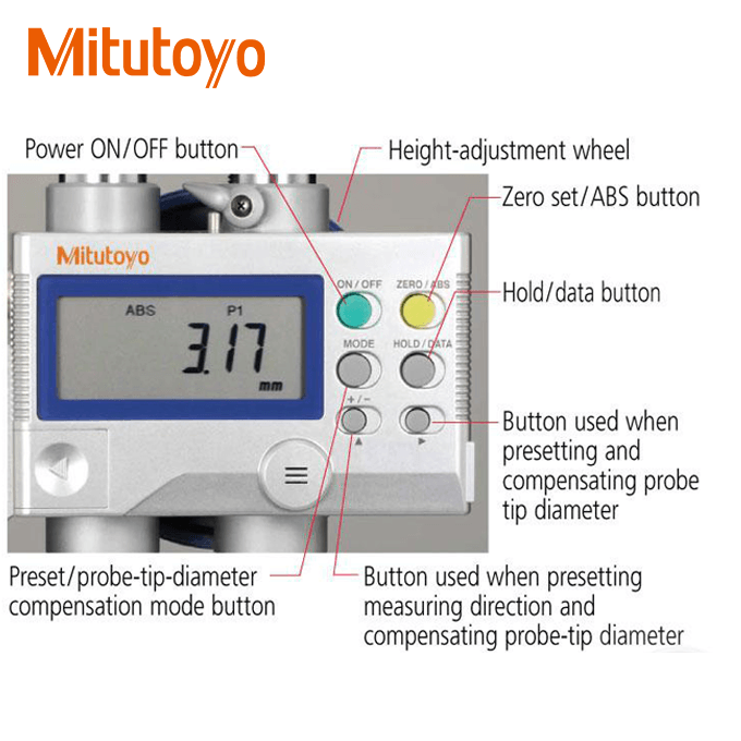 Thước đo cao điện tử Mitutoyo 192-614-10 (0-600mm) - Ảnh 6