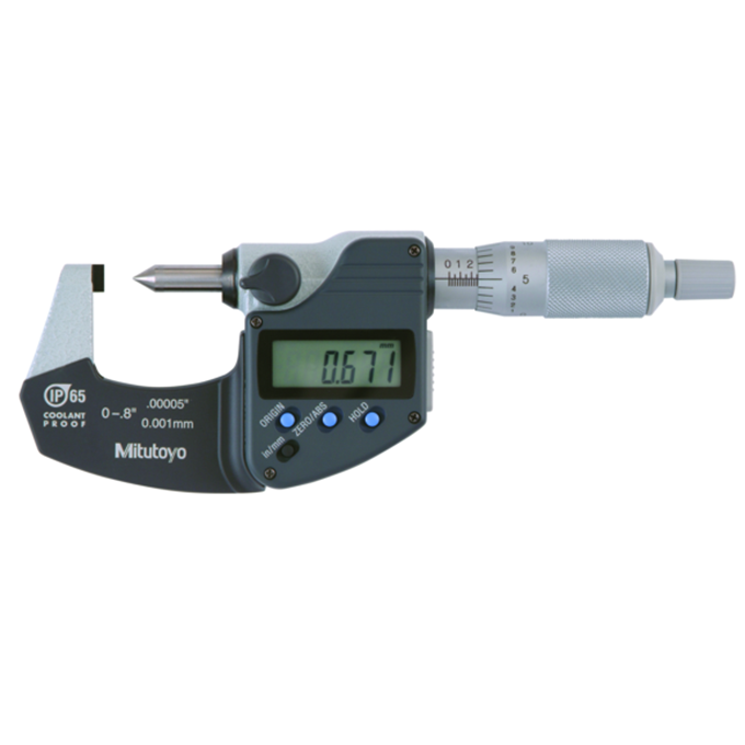 Panme điện tử đầu nhọn Mitutoyo 342-371-30 (0-20mm/0.8" x 0.001)