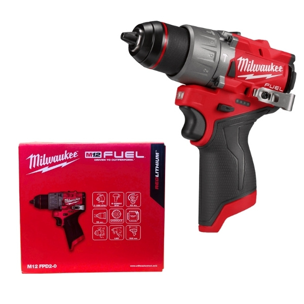 Máy vặn vít Milwaukee M12 FID2-0 chính hãng – thân máy FUEL 12V trong hộp giấy đỏ đặc trưng