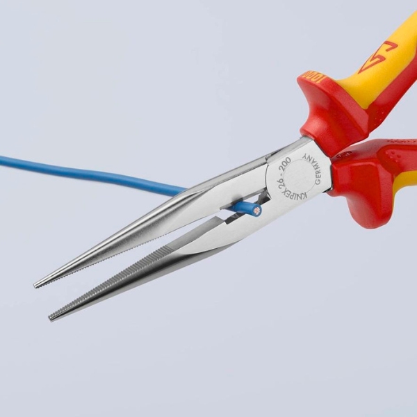 Kìm Mỏ Nhọn Cách điện Knipex 26 16 200