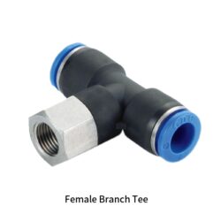 Đầu Nối Khí Ngã 3 Ren Trong PTF 10-02 (chữ T) CDC (Korea)