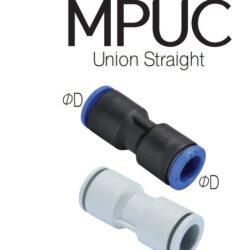 Nối hơi thẳng khí nén MPUC 10 ( PU 10) CDC ( Korea)
