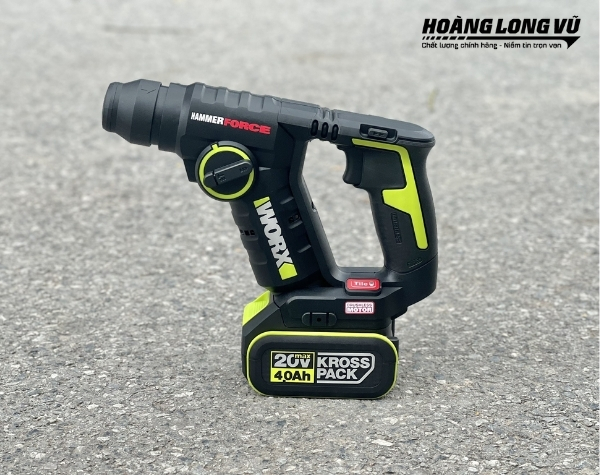 Máy khoan búa dùng pin 20V Worx WU380