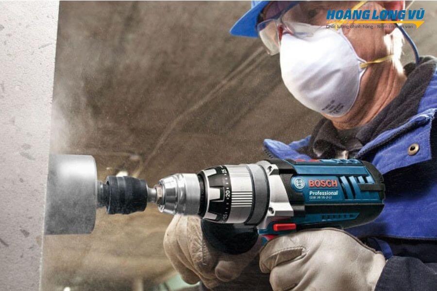 Trang bị dụng cụ bảo hộ khi khoan