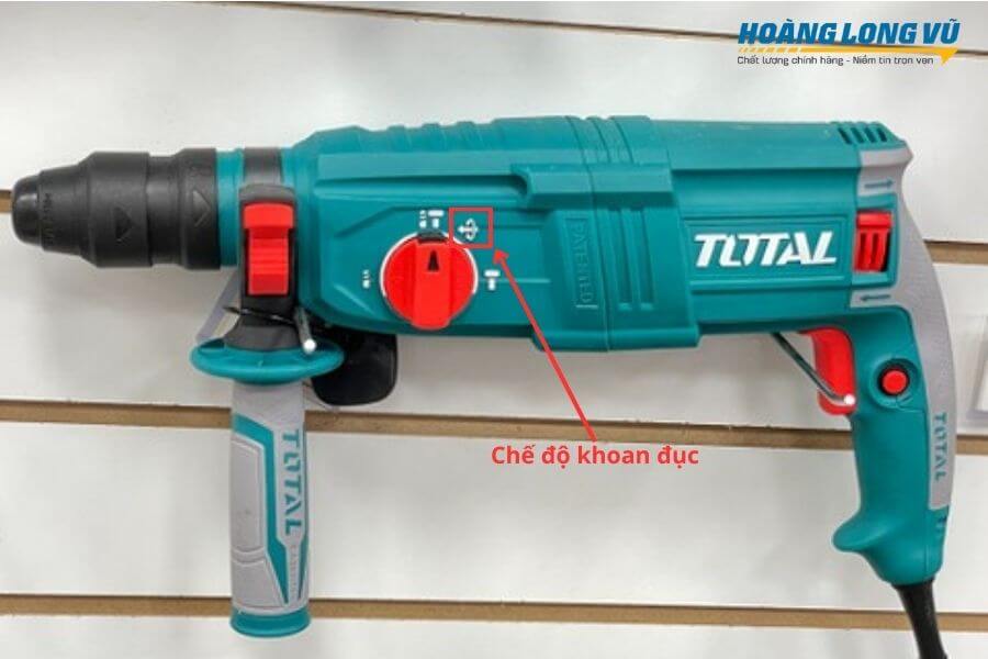 Chế độ khoan đục trên máy khoan pin cầm tay