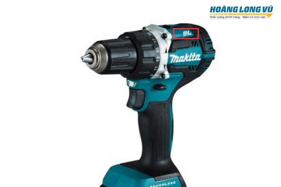 Ký hiệu trên máy khoan pin Maktia BL motor