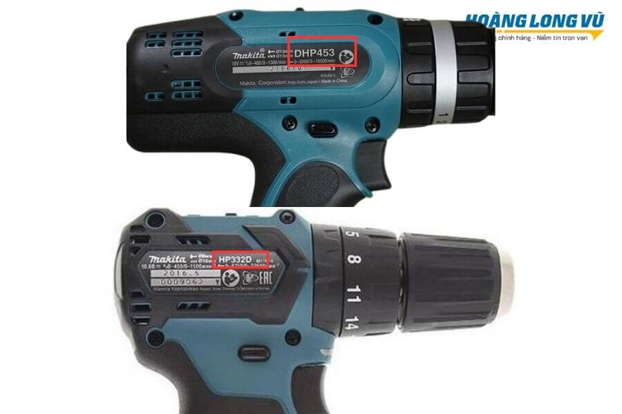 Ký hiệu HP và DHP trên máy khoan pin Makita