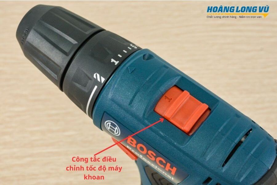 Chế độ điều chỉnh tốc độ nhanh chậm trên máy khoan dùng pin