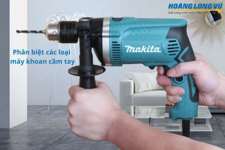 Các loại máy khoan cầm tay THÔNG DỤNG trên thị trường