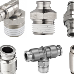 Nối hơi Y inox KQB2U04-00 SMC